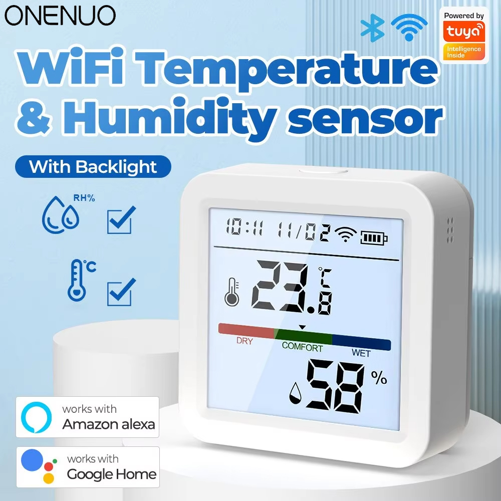 Tuya New WiFi Temperature Humi - Digital Hygrometer Probe ulasan dan harga