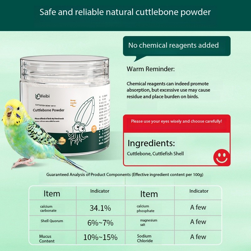 Cuttlefish Bone Powder Rich Ca - Vitamin D3 Reptile ulasan dan harga
