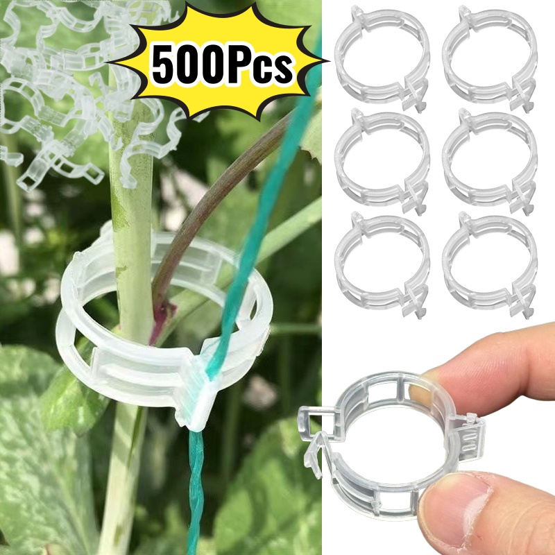 500Pcs Plastic Plant Support C - Vine Climbing Plastic ulasan dan harga